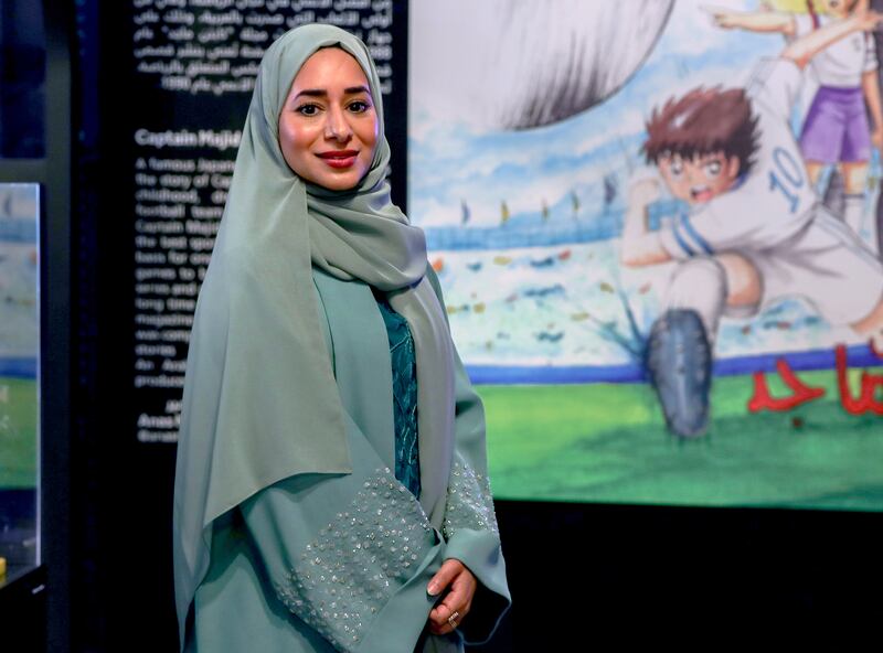 Sumayya Al Suwaidi, a co-curator of Comic Craze Vol 3