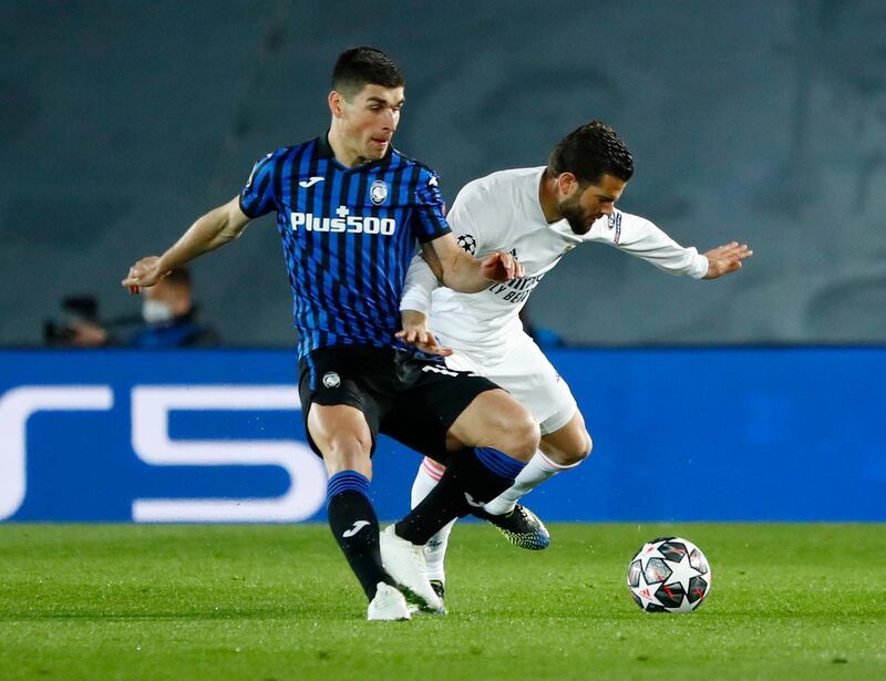 Ruslan Malinovskyi - 7, Making his first Champions League start of the season but got involved immediately. He often struggled to add the quality to his ideas, but carved out an opportunity for Duvan Zapata with a great pass. Reuters