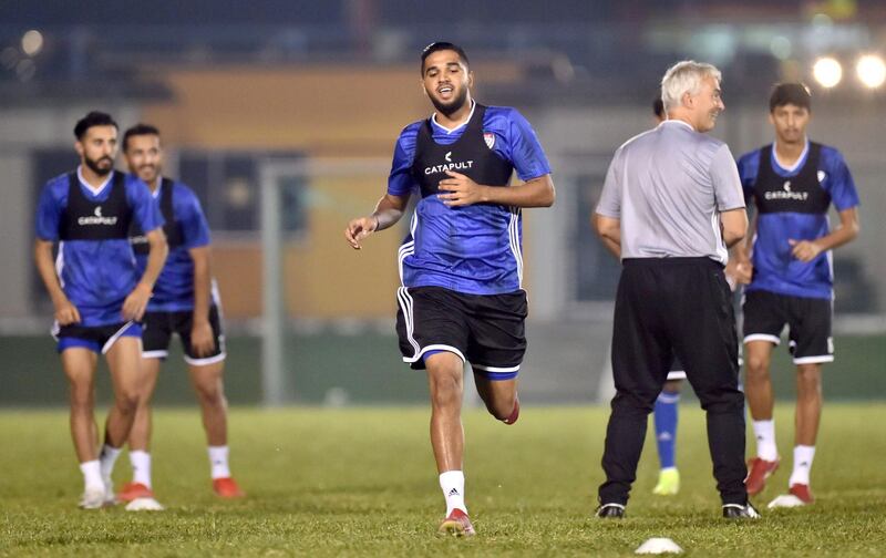 Photos of the training of the first national team in the camp of Malaysia.  Courtesy UAE FA