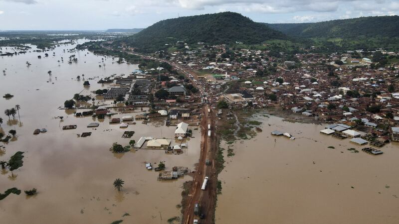 A flooded landscape in Lokoja. More than 600 people have died in the flooding. Reuters
