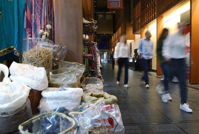 The north end of the mall, known as the Souq, has been a traditional Arabic styled collection of SMEs across two floors. Ravindranath K / The National