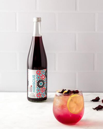 Nuba most popular drink is hibiscus tea. The mother-daughter duo behind the company brought hibiscus flowers with them from Egypt when they emigrated to Canada in 2011. Photo: supplied