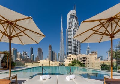 The Dubai Edition hotel overlooks the Burj Khalifa. Photo: Adrian Chambre