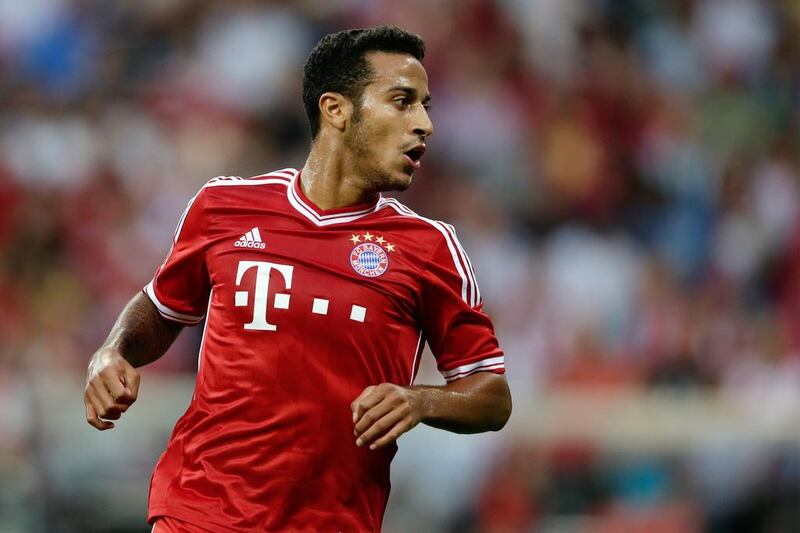 Thiago Alcantara started in 11 Bundesliga matches for Bayern Munich this season. VI Images / Getty Images
