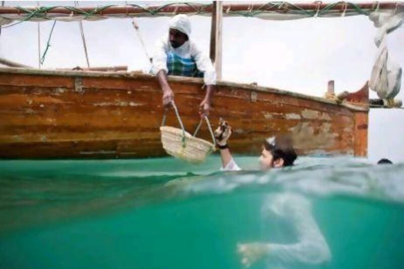 Members of the public can now take part in a traditional pearl diving trip on a dhow, using authentic techniques.