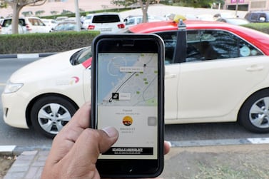 Uber is trialling 'quiet mode' for certain rides in the US, but it has sparked conversation around the globe. (Pawan Singh / The National)