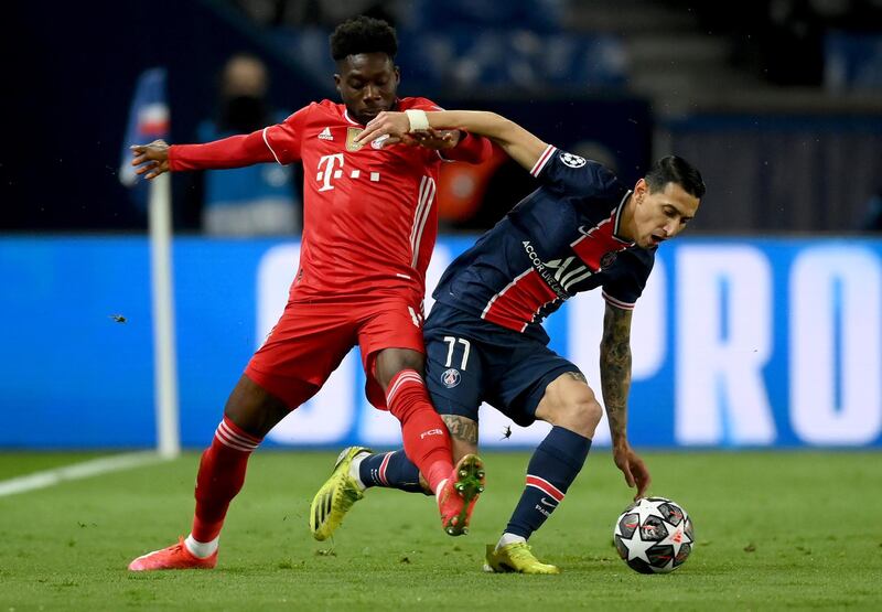 Alphonso Davies - 7, His touch wasn’t always at its best, but the Canadian got up and down the pitch well. His pace proved key in helping his teammates deal with Mbappe at times. Getty
