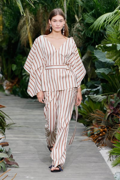 Holiday vibes at Jason Wu spring / summer 2021. Supplied