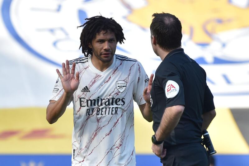 Mohamed Elneny - 5: Should have came across to provide cover when Tielemans raced through to open scoring. Was also left for dead by Barnes run in first half that saw Foxes midfielder sting Leno’s hands with shot from distance. Better after half-time but was no surprise when taken off midway through second period. Reuters