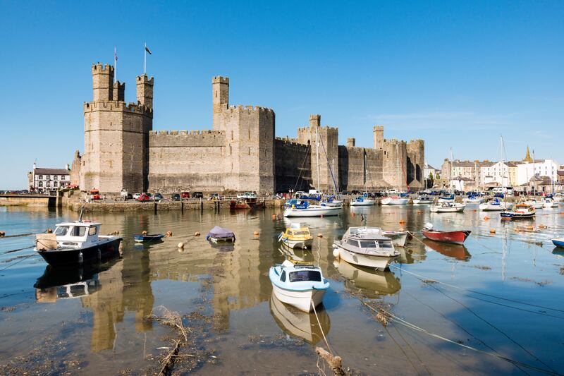 Caernarfon Castle was included in 1986 as part of the  Castles and Town Walls of King Edward in Gwynedd, Wales.