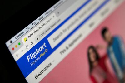 FILE PHOTO: The logo of India's e-commerce firm Flipkart is seen in this illustration picture taken January 29, 2019. REUTERS/Danish Siddiqui/Illustration/File Photo