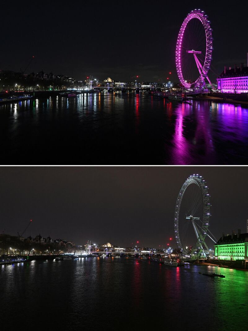 The London Eye in the UK capital. AFP