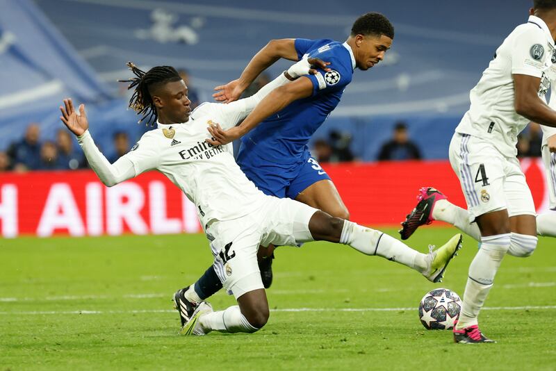 Eduardo Camavinga - 7. Struggled against James in the first half but improved greatly in the second and got forward to good effect. Brought a James run to a halt with a brilliant sliding challenge on the hour mark. EPA 