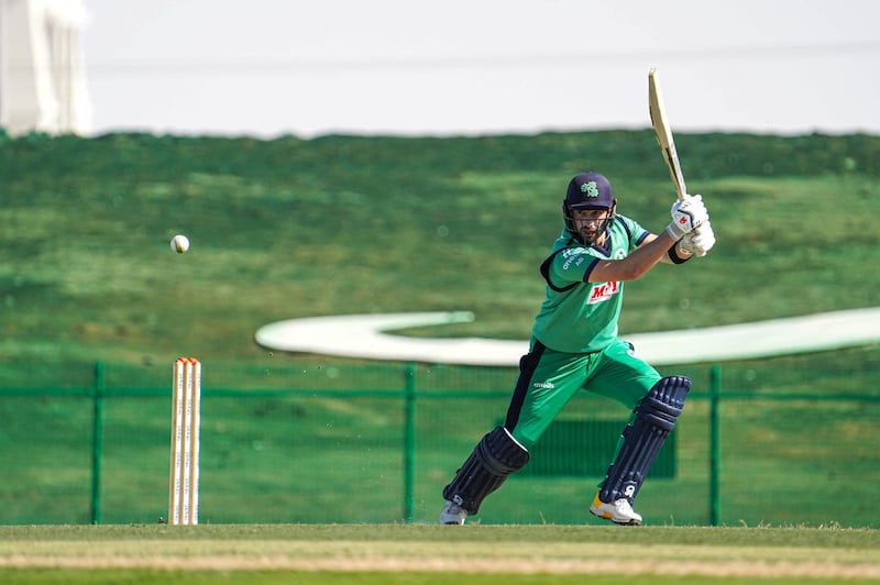 Action from UAE's win over Ireland in Abu Dhabi. Abu Dhabi Cricket