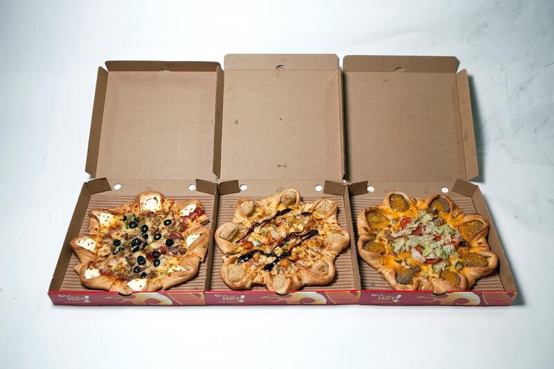 Abu Dhabi, United Arab Emirates, May 17, 2012:   
A sampling from Pizza Hut's menu as seen on Thursday, May 17, 2012. (The National)


