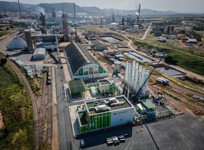 Europe wants to use hydrogen as a fuel but it first has to be produced from water at places like this electrolysis plant in Spain. Bloomberg
