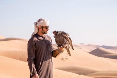 Ahmed Al Bawrdi at Farm and desert at Sweihan. Photo by Martin Nicholas Kunz and Heike Fademrecht