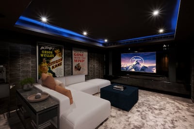 The lower-ground floor features a cinema room, fitness studio and staff quarters. Photo: Beauchamp Estates