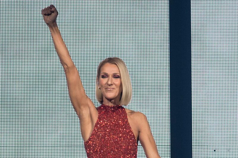 Canadian singer Celine Dion performs on the opening night of her new world tour "Courage" at the Videotron Centre in Quebec City, Quebec, on September 18, 2019. / AFP / Alice Chiche
