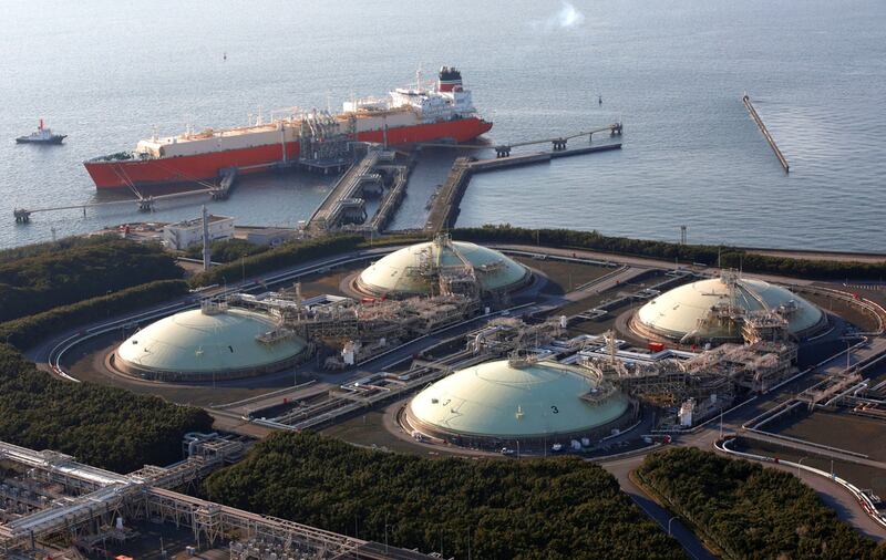 LNG storage tanks at Futtsu, east of Tokyo. Japan is the world’s leading importer of liquid natural gas. Reuters
