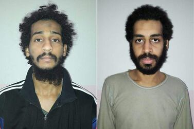 Captured ISIS fighters El Shafee ElSheikh, left, and Alexanda Kotey are being brought to the US to face charge. AFP