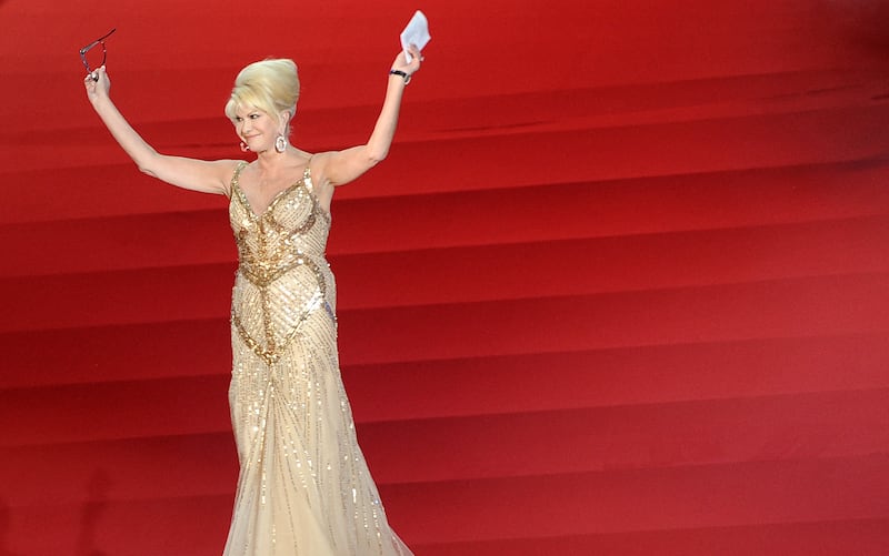 Ivana Trump at the 17th Life Ball in Vienna in May 2009. AFP