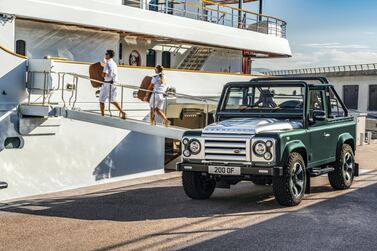 That Defender looks more comfortable than the boat. All photos courtesy Overfinch