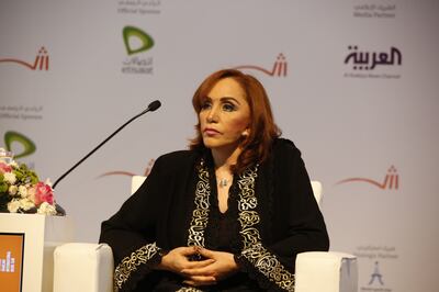 handouts from the sharjah international book fair, 2014. Ahlam Mosteghanemi, is an Algerian writer who has been called "the world's best-known arabophone woman novelist".
CREDIT: Courtesy Sharjah International Book Fair