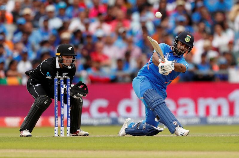 FILE PHOTO: Cricket - ICC Cricket World Cup Semi Final - India v New Zealand - Old Trafford, Manchester, Britain - July 10, 2019   India's Rishabh Pant in action    Action Images via Reuters/Lee Smith/File Photo