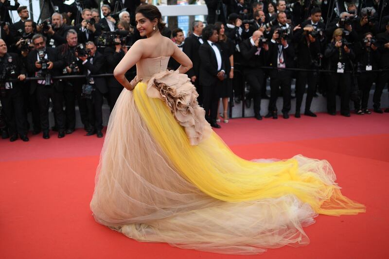 Sonam Kapoor got married last week, and then walked down the Cannes red carpet last week in a wedding dress by Vera Wang bridal.