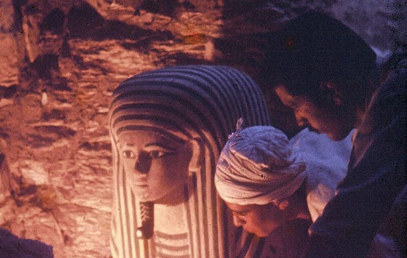 A scene from the movie THE MUMMY directed by Shadi Abdel Salam.

Courtesy of the Egyptian Film Centre. All Rights Reserved. 