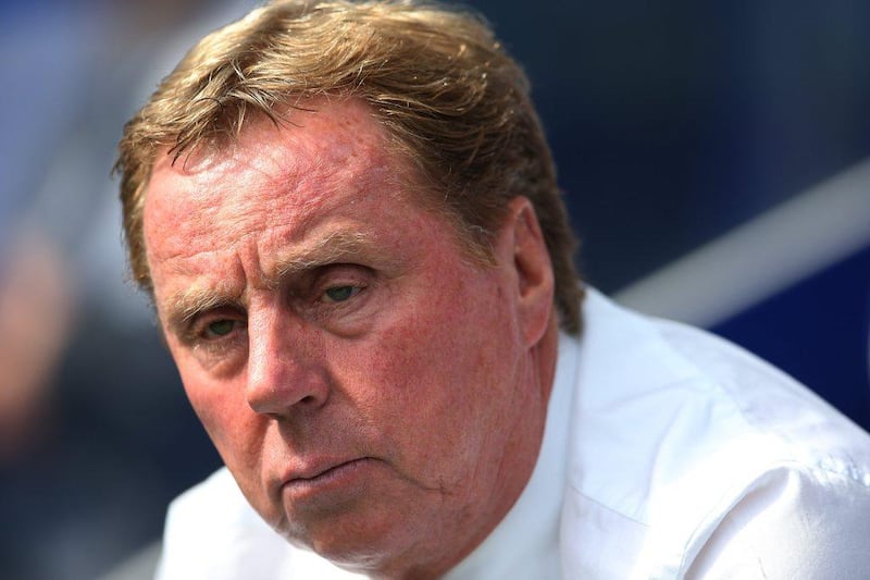 Harry Redknapp, manager of QPR, looks on during his side's Premier League opening loss to Hull City. Scott Heavey / Getty Images / August 16, 2014  