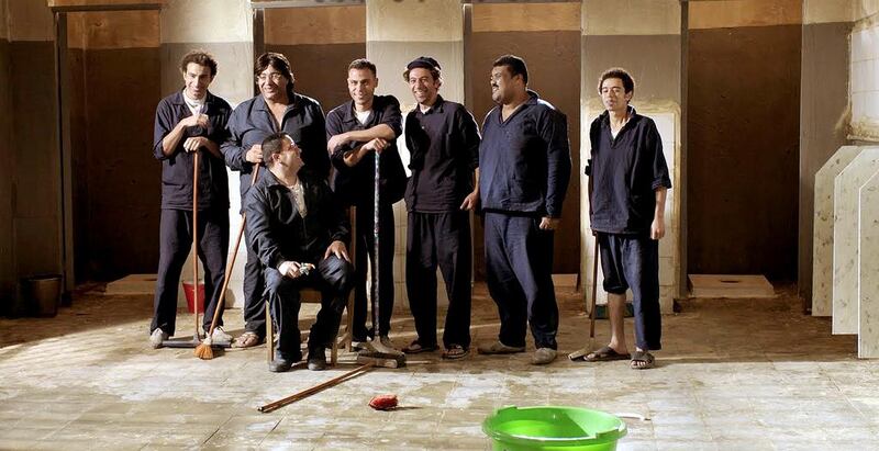 Captain Masr is inspired by sports comedies set in a prison, such as The Longest Yard. Courtesy Captin Masr