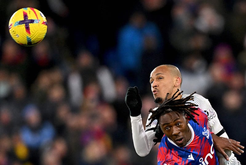 Fabinho (Arnold, 71) - N/A. Lost possession to leave his defenders in a dangerous position immediately after coming on. Dropped deep to help out the backline as the Eagles piled on the pressure. Stefan Bajcetic (Gakpo, 85) - N/A. AFP