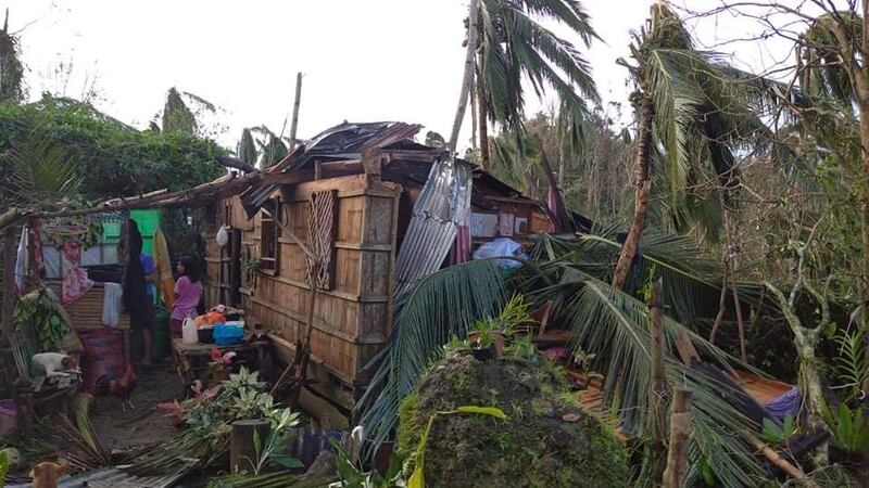 The typhoon struck the Philippines last week. Photo: Mr Grullo