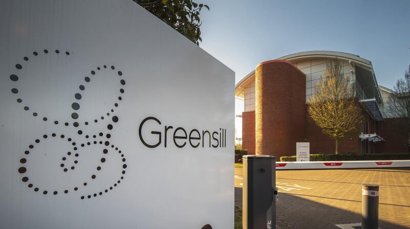 Company logo at the entrance to the Greensill Capital (U.K.) Ltd. offices in the Daresbury Park business estate near Warrington, U.K., on Thursday, April 15, 2021. Critics have accused the ruling Conservative party of "sleaze" and called for an overhaul of the U.K.'s lobbying rules after it emerged former premier David Cameron lobbied ministers on behalf of the now insolvent finance firm Greensill Capital. Photographer: Anthony Devlin/Bloomberg