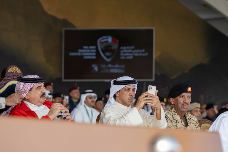 King Hamad, Sheikh Mansour and Field Marshal Sheikh Khalifa.