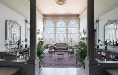 Palace Lounge Before Blast by Ferrante Ferranti