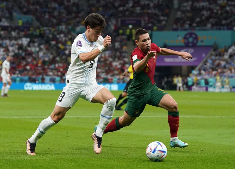 SUBS: Raphael Guerreiro (Mendes 42') 6 - Portugal didn’t seem to lose anything from the like-for-like switch. Picked up an assist after Fernandes was credited with the opener. PA