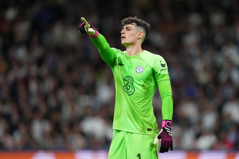 CHELSEA RATINGS: Kepa Arrizabalaga - 6. Was the busier of the goalkeepers in the first half as he made five saves and also got a hand to Vinicius's attempt that fell into the path of Benzema for the opener. Couldn’t have done anything to stop Asensio’s goal in the second half. Getty 
