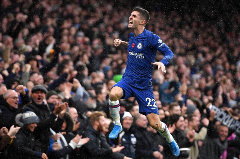 Christian Pulisic helped Chelsea secure their sixth straight Premier League win. Getty Images