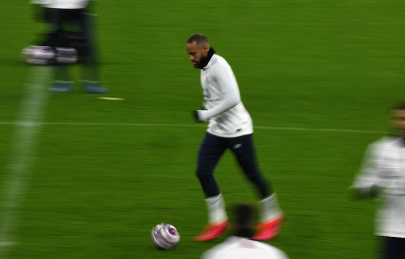 Paris Saint-Germain's Brazilian forward Neymar. AFP