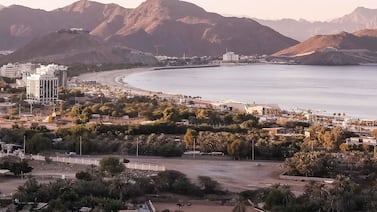 Khor Fakkan is located on the east coast of the UAE. Antonie Robertson / The National