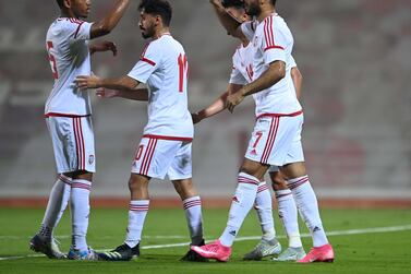 Dubai / Monday May 24, 2021: Our first national football team defeated its Jordanian counterpart by five goals to one goal in the international friendly match that took place today at Rashid Stadium at Al-Ahly Youth Club in Dubai in the final rehearsal for Al-Abyad in preparation for the joint Asian qualifiers for the 2022 World Cup Finals and Cup Finals Asia 2023, which will be held in the country from the third of next June. Courtesy UAE FA