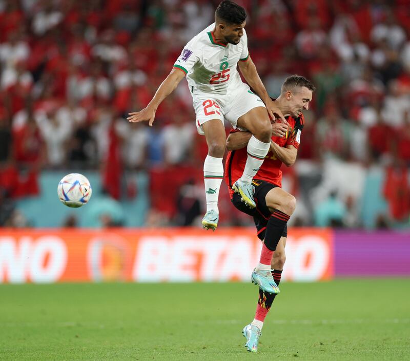 Timothy Castagne 5 – Looked to get forward when he could, but had his hands full with Ziyech. Getty