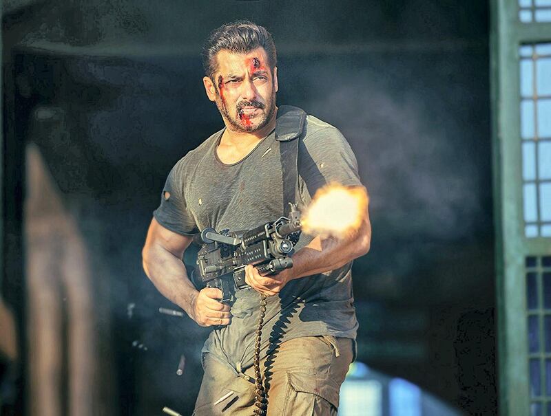 Who needs an entire army to fight what is possibly the world’s largest terrorist organisation, when Bhai is on hand? Courtesy: IMDb