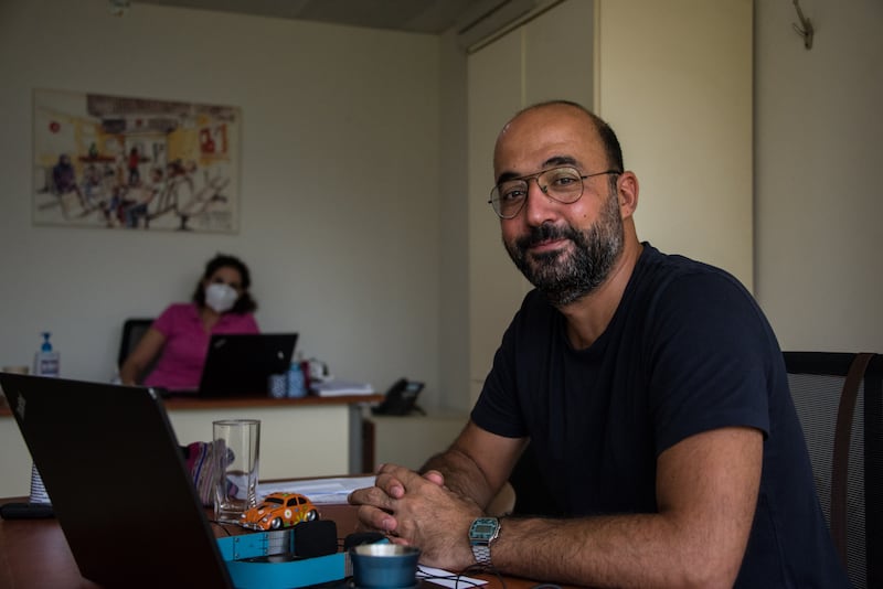 Dr Lahoud, 41, is one of several doctors who told 'The National' that they have decided to stay out of moral duty towards their patients.
