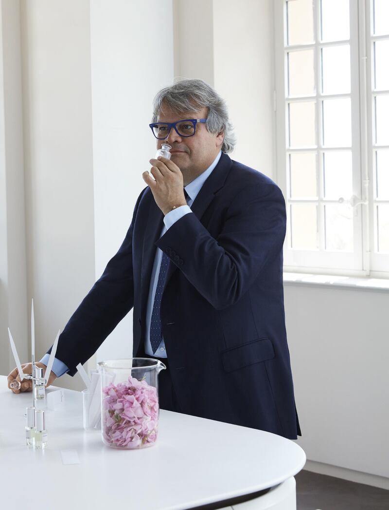 Jacques Cavallier Belletrud, Louis Vuitton's master perfumer. Courtesy Louis Vuitton