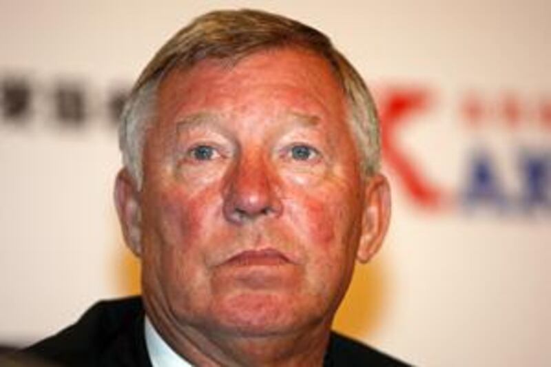 Sir Alex Ferguson in Hangzhou, China yesterday where he is preparing to help Manchester United wrap up their preseason tour of Asia.