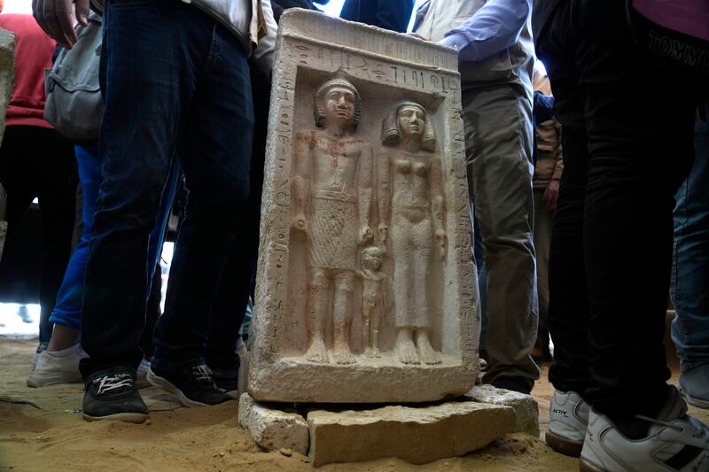 Archaeologists discovered tombs dating back to the Old Kingdom period of ancient Egypt — from about 2700 BC to 2200 BC. AP 